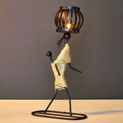 Classic Vintage Metal Candle Holder