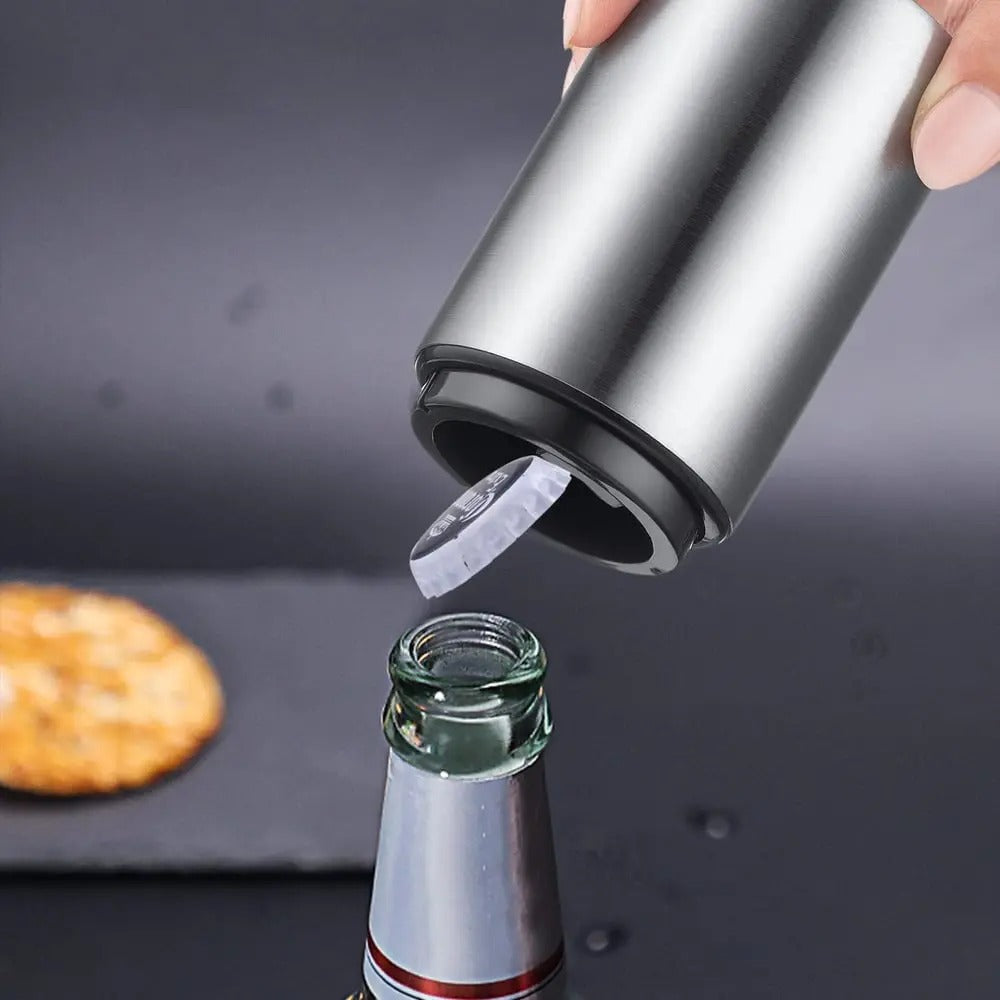 Easy Bottle Opener with Quick Press Action