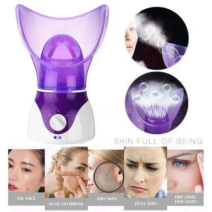 Portable Facial Steamer With Adjustable Settings