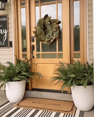 Durable Outdoor Artificial Boston Fern Plant