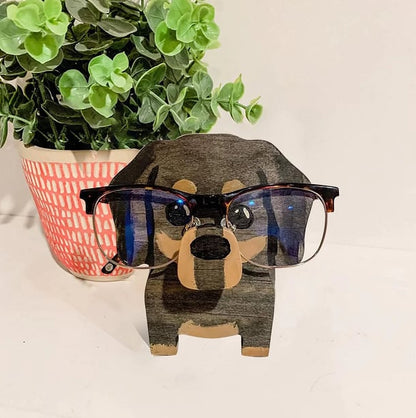 Wooden Animal Glasses Holder