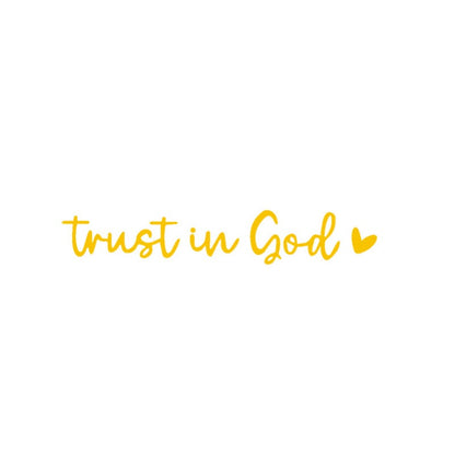 Faith Inspirational Car Mirror Sticker