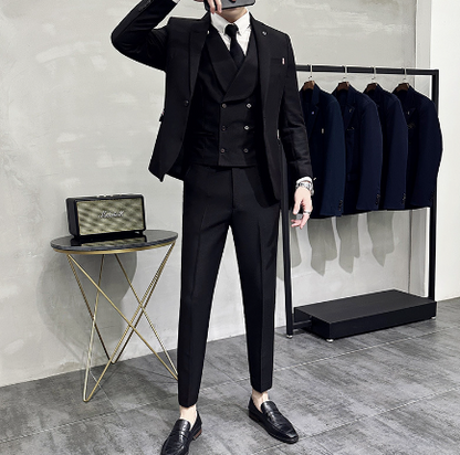 Classic 3-Piece Formal Business Suit for Men - Fesara