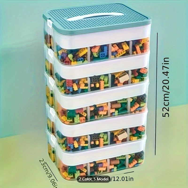 Collapsible Plastic Storage Bin with Lid