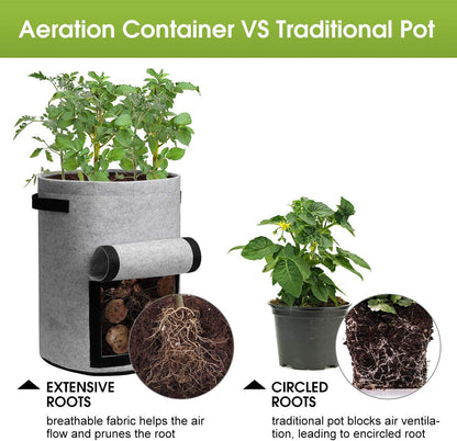 Heavy Duty Garden Planter Bags for Potato Growing