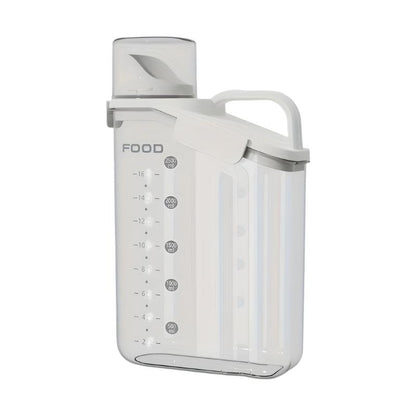Pet Food Storage Container with Measuring Cup - Fesara