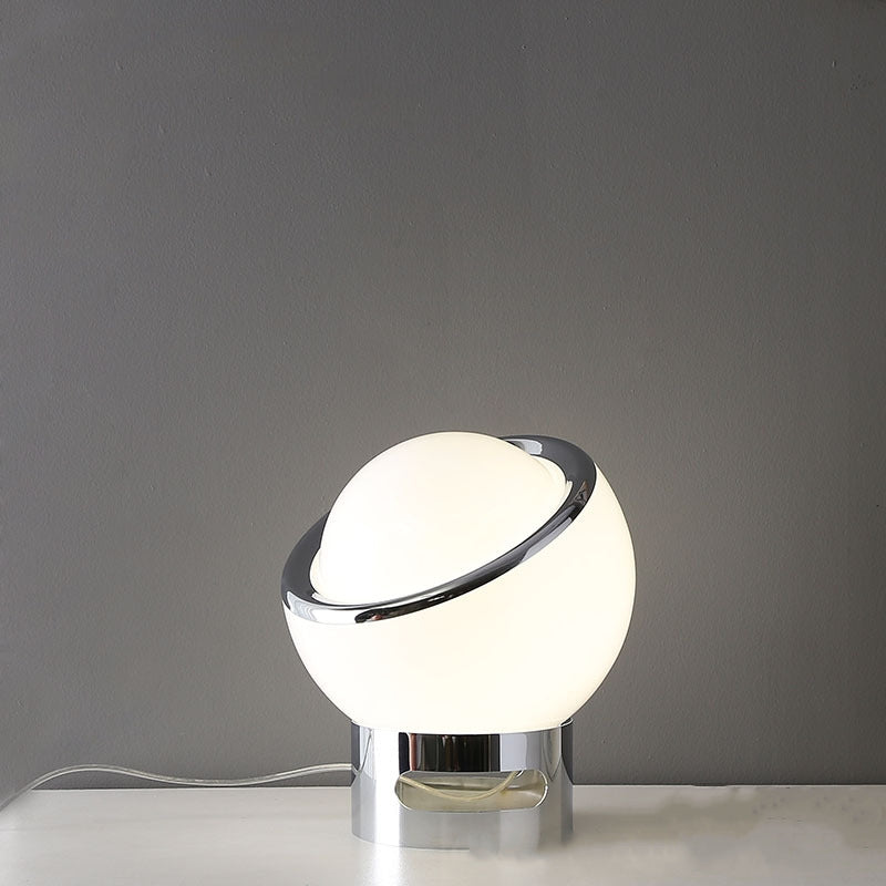 Classic Round Glass LED Desk Lamp