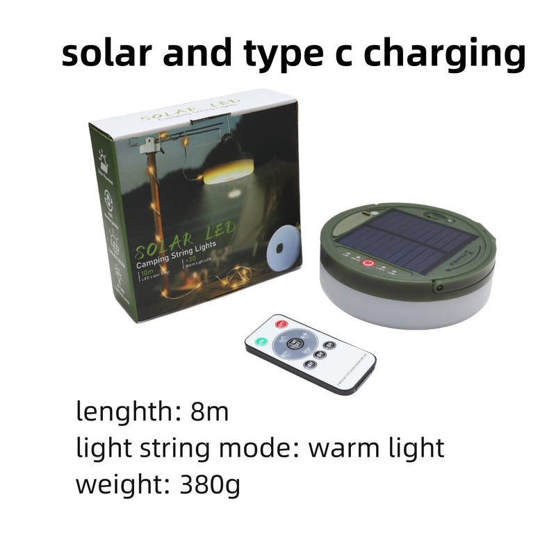 Compact Outdoor Battery String Lights