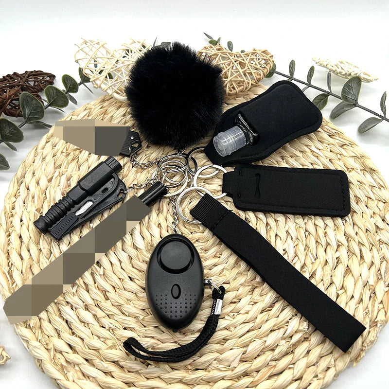 Personal Safety Keychain Kit for Women - Strong Portable Defender - Fesara