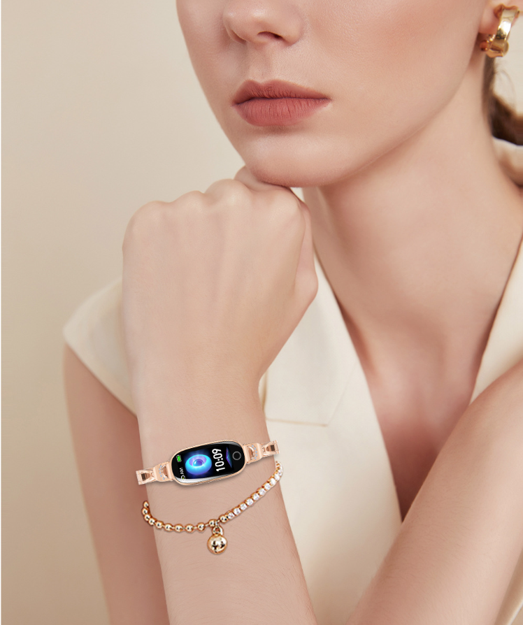 Stylish Women's Fitness Smartwatch Tracker