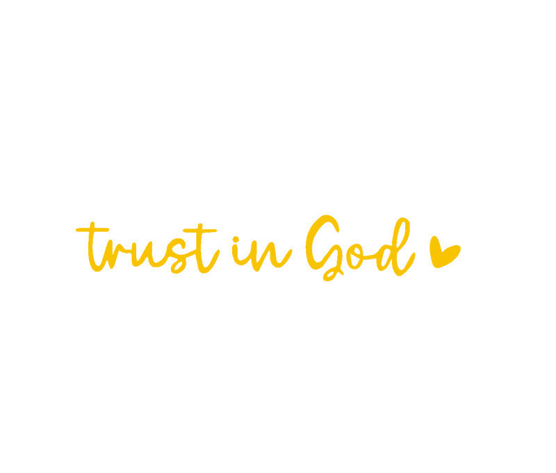 Faith Inspirational Car Mirror Sticker