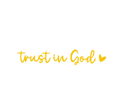 Faith Inspirational Car Mirror Sticker