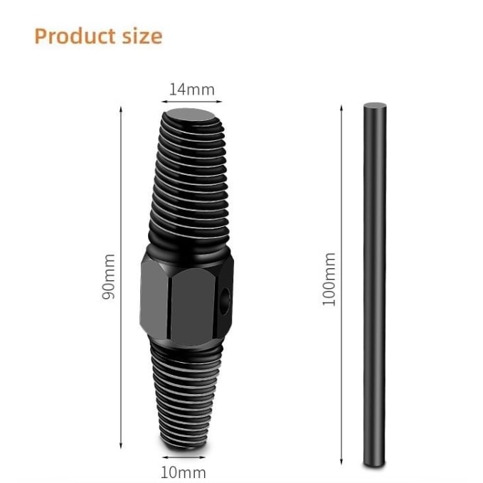 Easy Out Carbon Steel Screw Remover Set