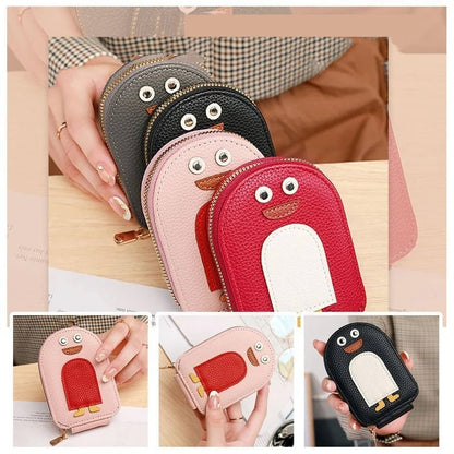 Adorable Penguin PU Card Holder Wallet