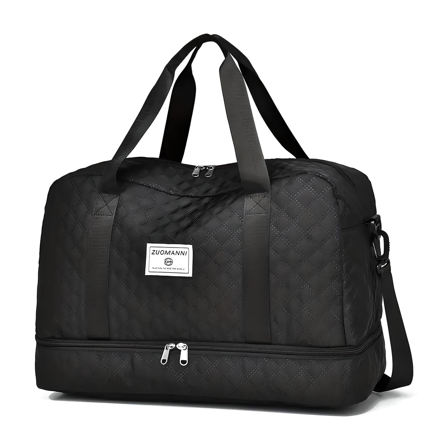 Large Water-Resistant Gym Duffle Bag