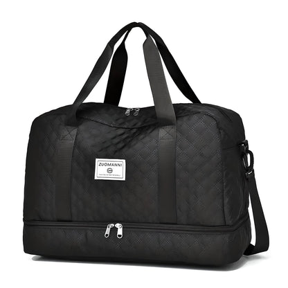 Large Water-Resistant Gym Duffle Bag