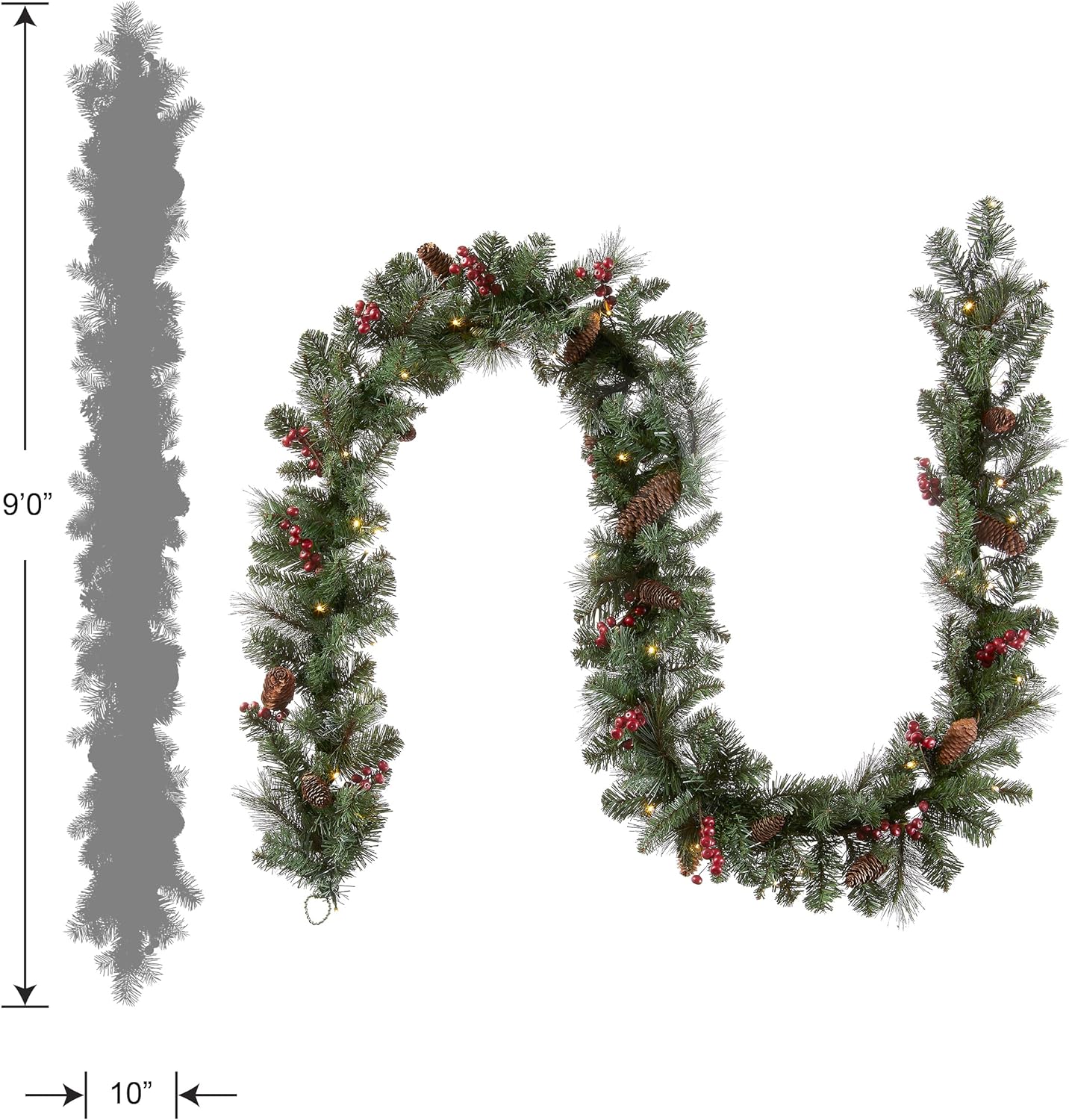 Winter Wonderland LED Christmas Garland