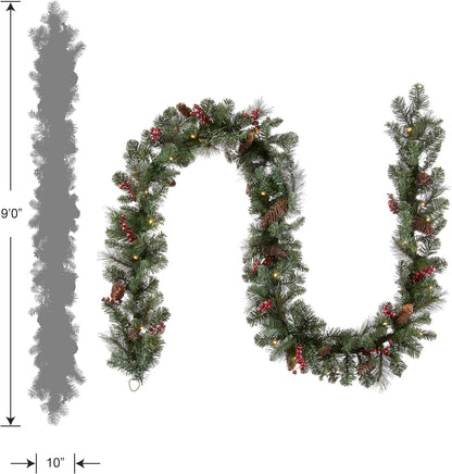 Winter Wonderland LED Christmas Garland