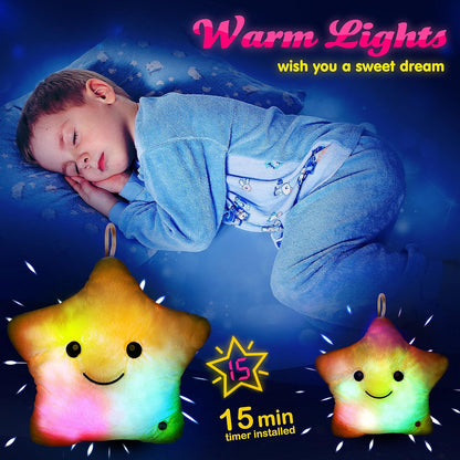 Fesara | Colorful LED Soft Plush Pillow for Children