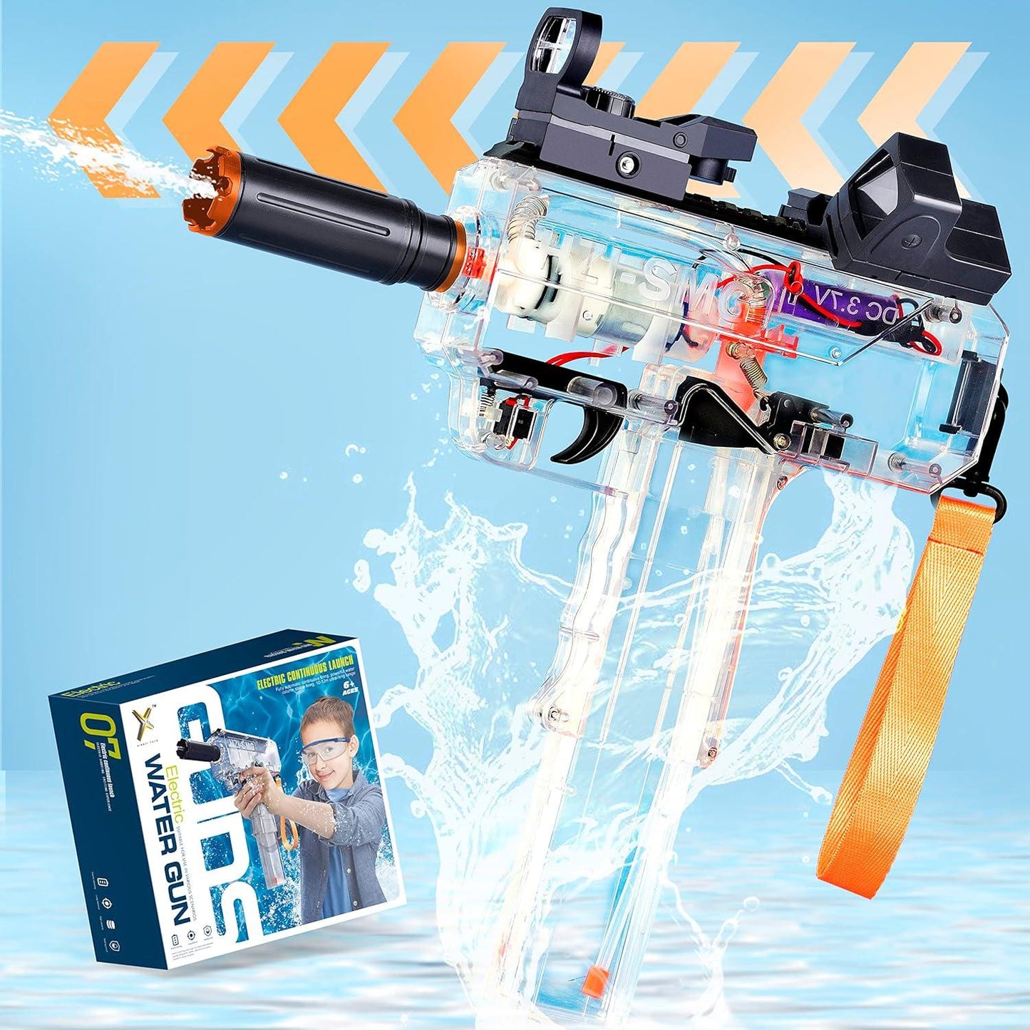 Clear Fast Pump Action Squirt Gun