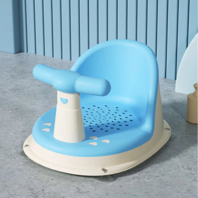 Safe Adjustable Baby Bath Chair with Grip Handle - Fesara