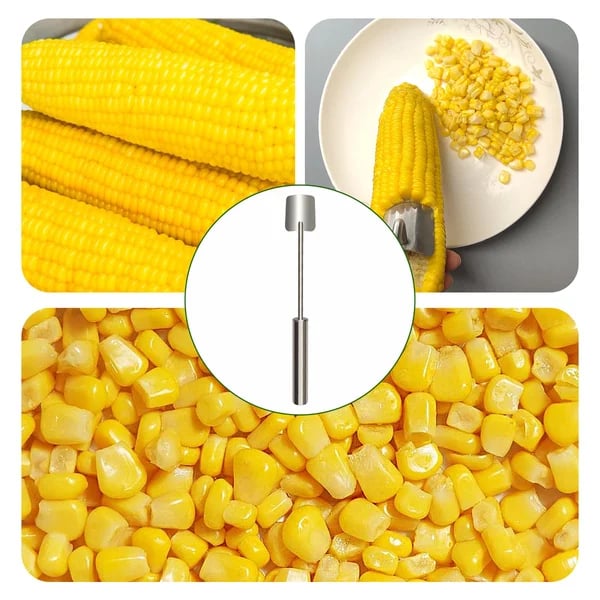 Easy Grip Stainless Steel Corn Stripper Tool
