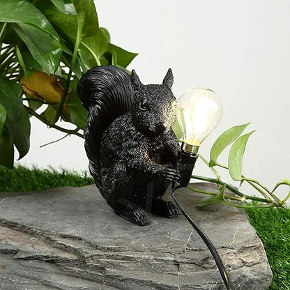 Rustic Woodland Table Lamp