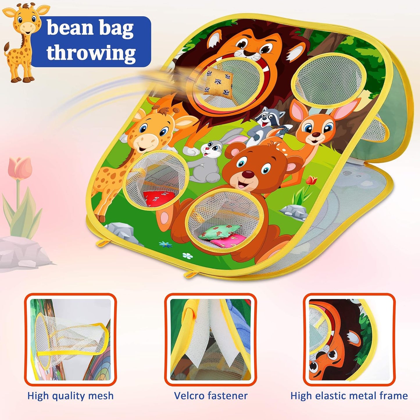 Fun Outdoor Animal Bean Bag Toss Game