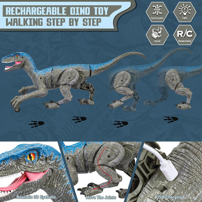Fun Interactive Dinosaur Toy with Lights and Sounds