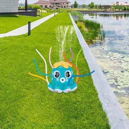 Colorful Octopus Kids Sprinkler Toy