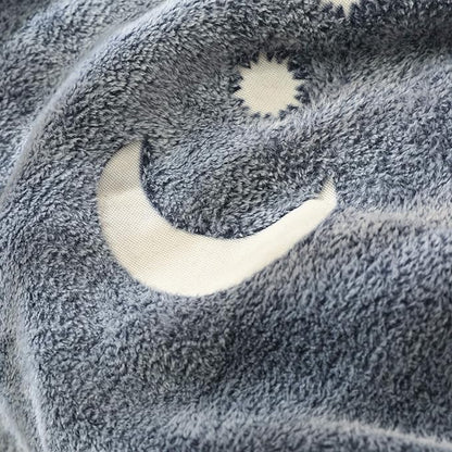 Glowing Night Light Throw Blanket