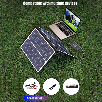 Compact 1000W Portable Solar Power Kit with Fast Charging