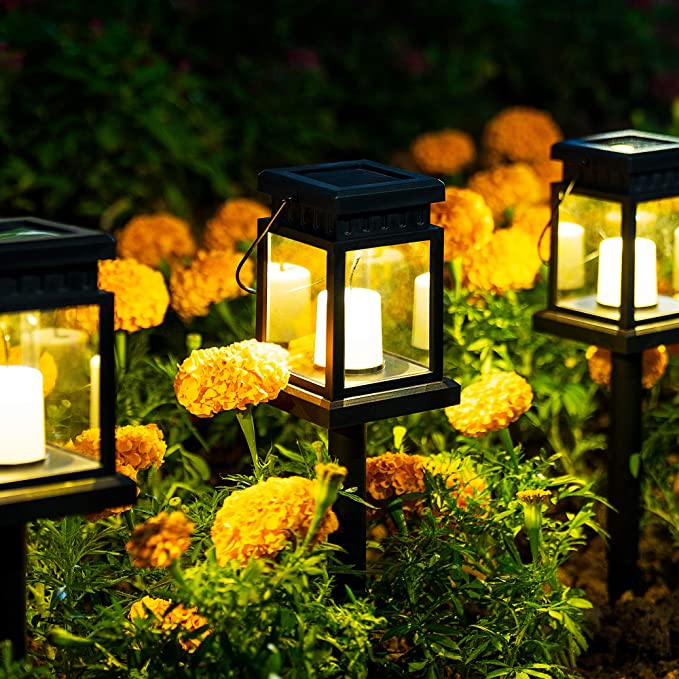 Outdoor Solar Powered Garden Lantern