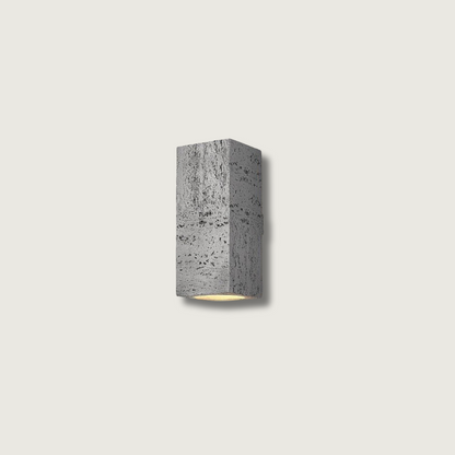 Rustic Concrete Wall Light Fixture - Fesara