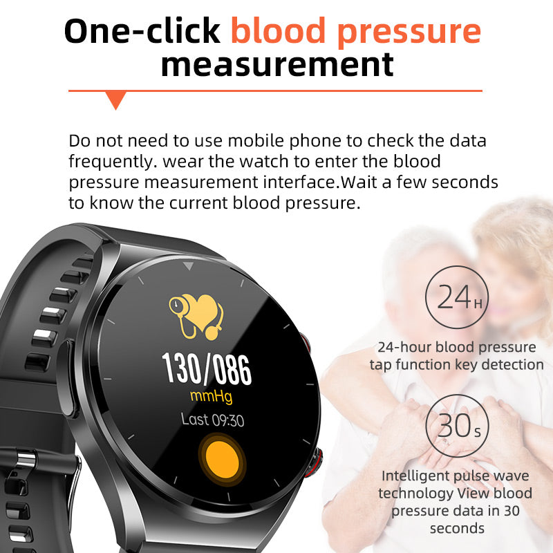 Easy Use Health Monitor Smartwatch Blood Pressure Tracker