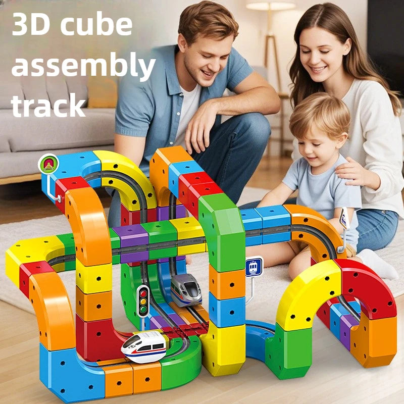 Fun Kids Magnetic Building Track Set