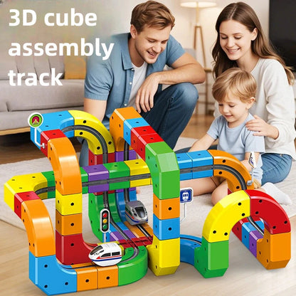 Fun Kids Magnetic Building Track Set