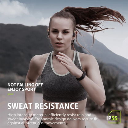 Sweatproof Wireless Bone Conduction Sports Headphones