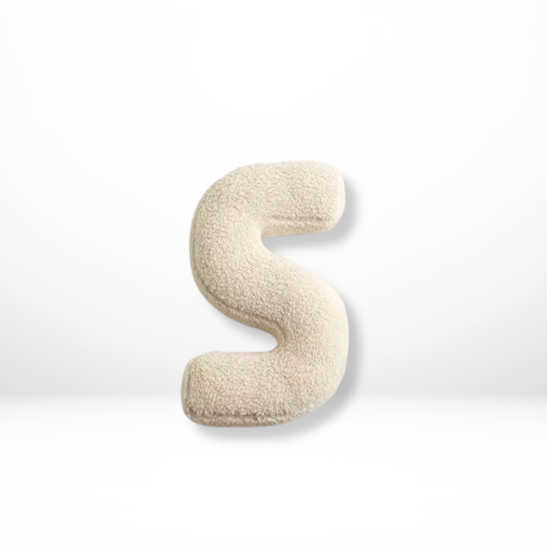 Soft Velvet Letter Pillow With Alphabet A-Z