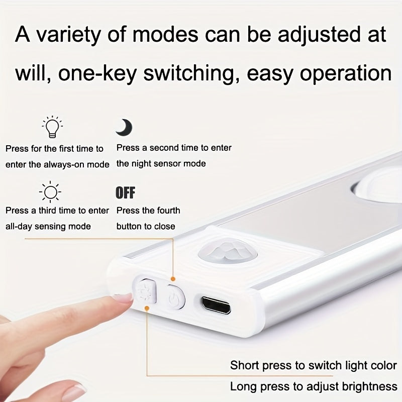 Bright Wireless LED Under Cabinet Sensor Light Strip