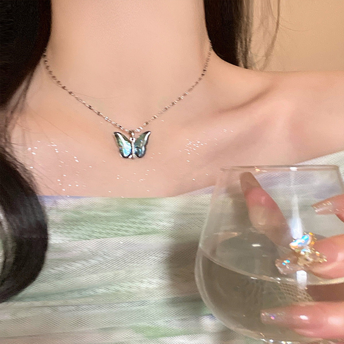 Beautiful Butterfly Pendant Necklaces