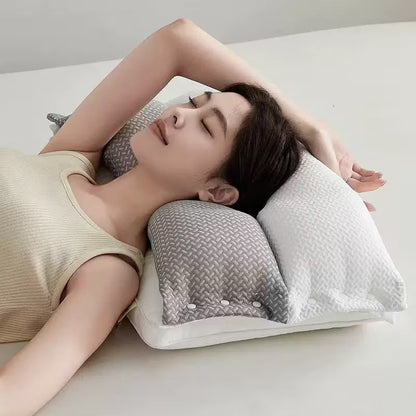 Contour Pillow for Neck and Back Pain Relief - Fesara