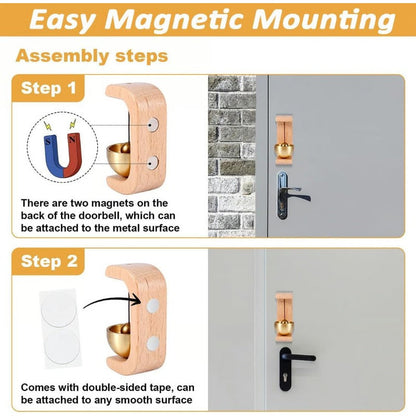 Modern Wooden Magnetic Door Bell
