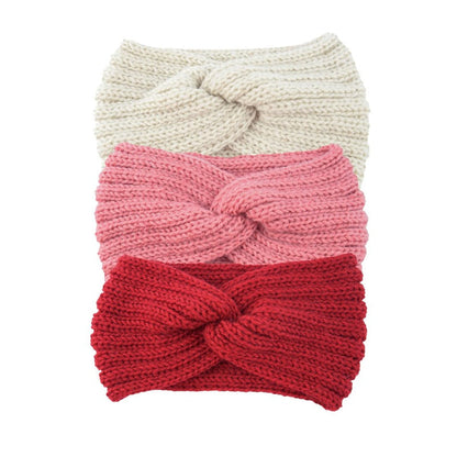 Warm Woolen Beanie Headband Set