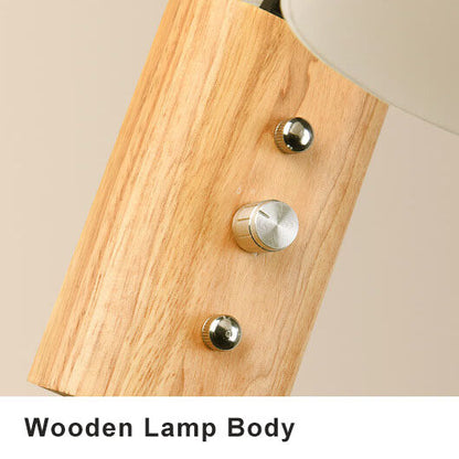 Rustic Wood Wall Lamp