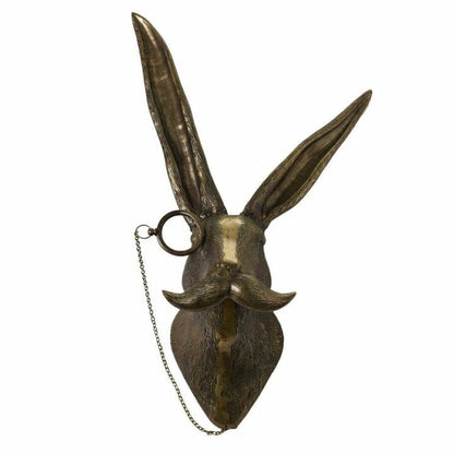 Rustic Wooden Deer Antler Wall Decor Sculpture