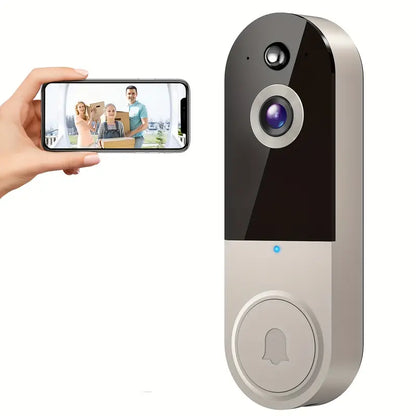 Wi-Fi Smart Doorbell Camera with HD Video and Motion Detection