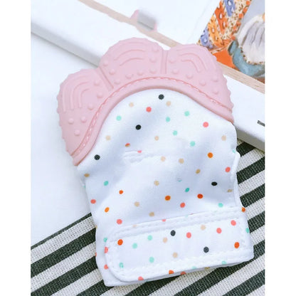 Baby Teething Mitten with Soft Silicone Bites