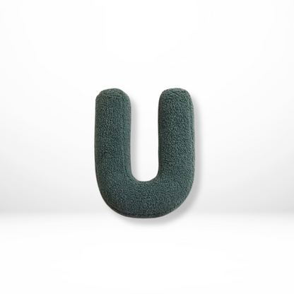Soft Velvet Letter Pillow With Alphabet A-Z
