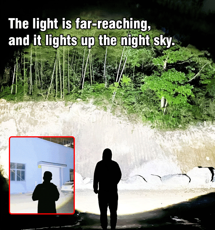 Compact Triple LED Mini Power Flashlight